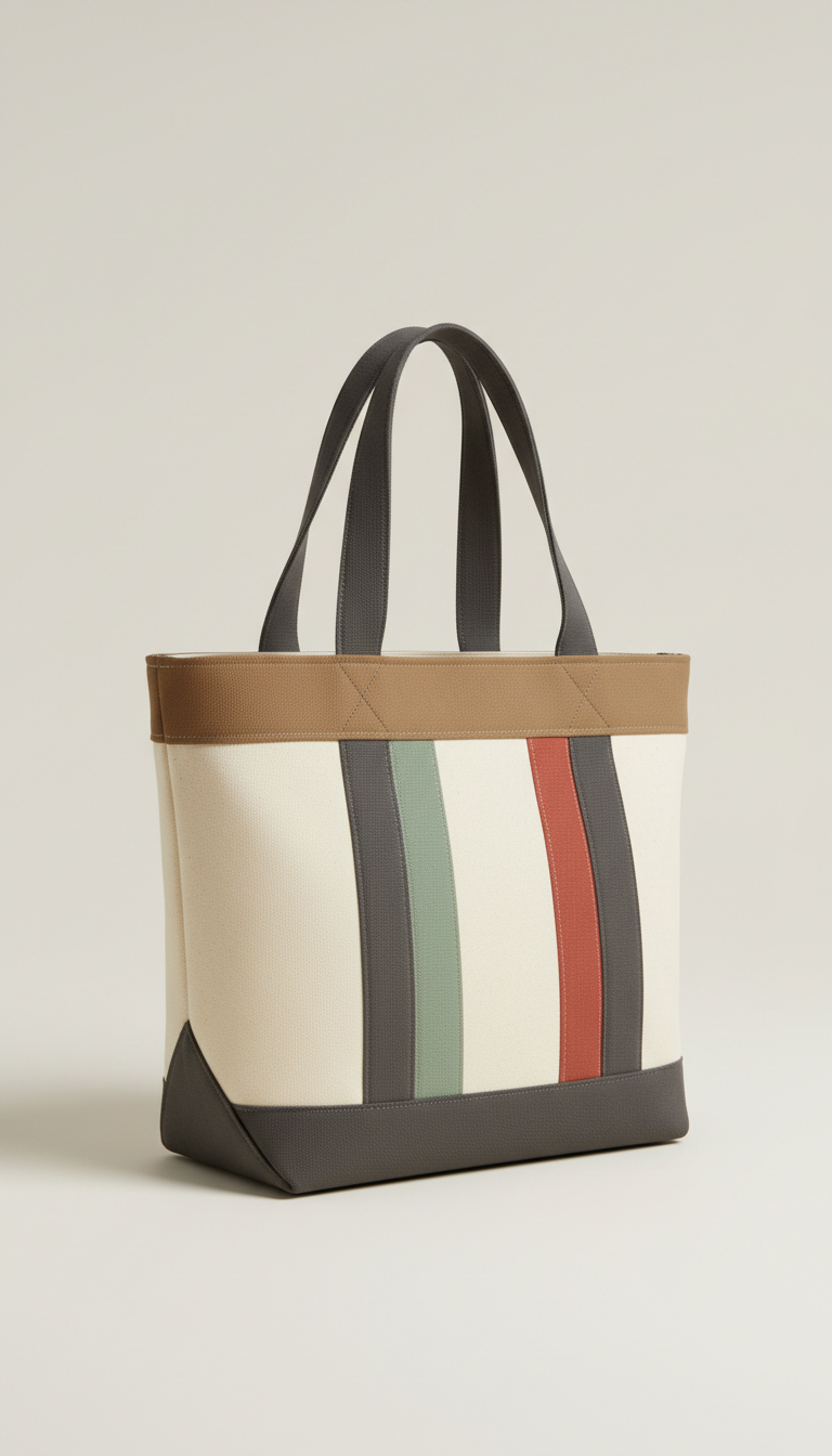 Customizable Tote Bag in Luxe Leather